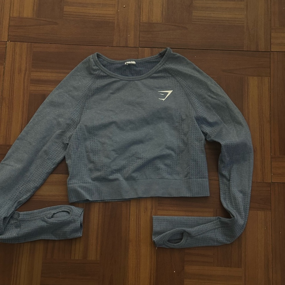 Gymshark Blue Long Sleeve Top